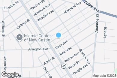 Map image of the property - 920 Adams St