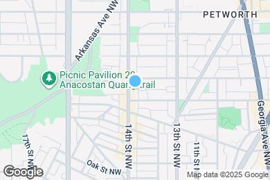 Map image of the property - 3821 14th St NW