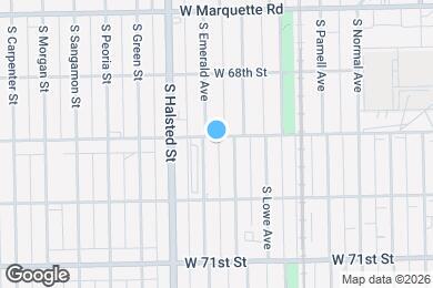Map image of the property - 725 W 69th St