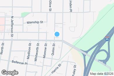 Map image of the property - 1110 Quinn St