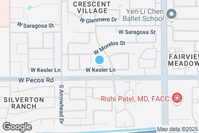 Map image of the property - 1332 W Kesler Ln