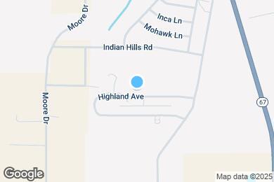 Map image of the property - 110 W Highland Ave