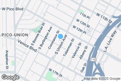Map image of the property - 1341 S Union Ave