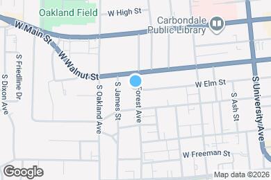 Map image of the property - 310 S Forest Ave