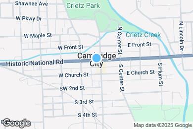 Map image of the property - 100 W Main St