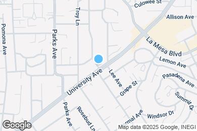 Map image of the property - 7768 University Ave