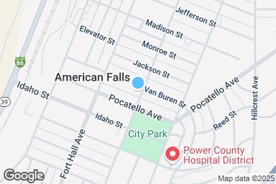 Map image of the property - 454 Tyhee Ave