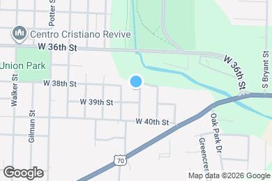 Map image of the property - 3800 Wilder St