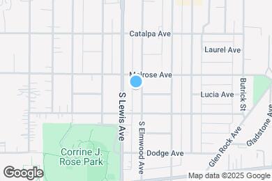 Map image of the property - 216 S Elmwood Ave