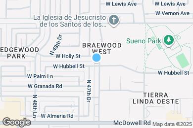 Map image of the property - 2002 N 47th Ave