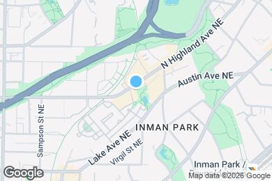 Map image of the property - 245 N Highland Ave NE