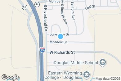 Map image of the property - 1420 Meadow Ln