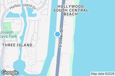 Map image of the property - 3000 S Ocean Dr