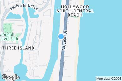 Map image of the property - 3001 S Ocean Dr