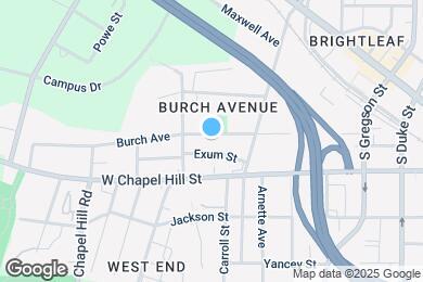 Map image of the property - 821 Burch Ave