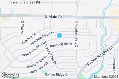 Map image of the property - 908 Wandering Way Dr