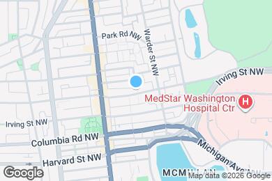 Map image of the property - 601 Kenyon St NW