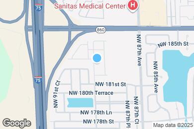 Map image of the property - 18273 NW 89th Ave