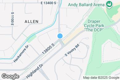 Map image of the property - 13821 S 1300 E