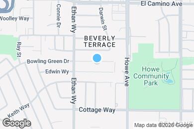 Map image of the property - 2036 Bowling Green Drive