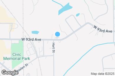Map image of the property - 10450 W 93rd Ave