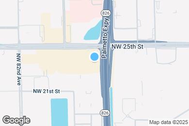 Map image of the property - Furnished Studio-Miami - Airport - Doral - 25th Street