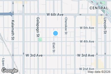 Map image of the property - 420 Elati St