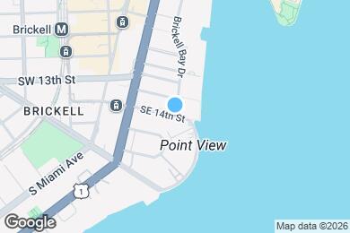 Map image of the property - 2575 Brickell Bay Dr