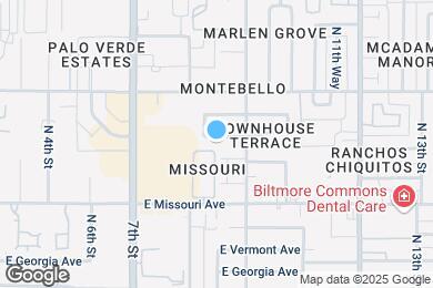 Map image of the property - 911 E San Juan Ave