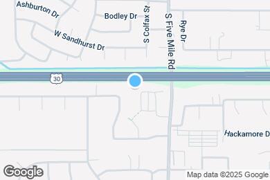 Map image of the property - 923 S Nautilus Ave
