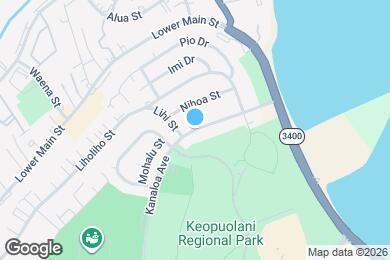 Map image of the property - 361 Kanaloa Ave