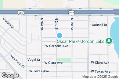Map image of the property - 613 W Rebecca Ave