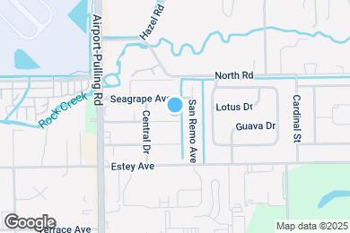 Map image of the property - 3625 Poinsettia Ave