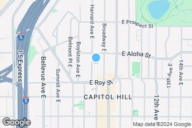 Map image of the property - Vue on Harvard