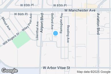 Map image of the property - 8804 Belford Ave