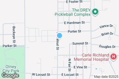Map image of the property - 918 N Walnut St