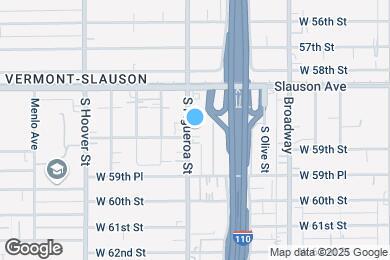 Map image of the property - 5872 S Figueroa St