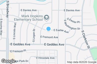 Map image of the property - 640 E Easter Ave