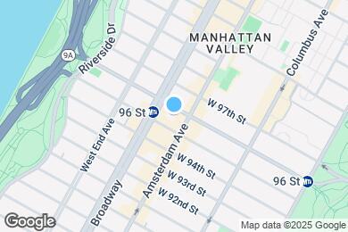 Map image of the property - 204 W 96th St