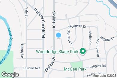 Map image of the property - 1805 Brook Hollow Dr