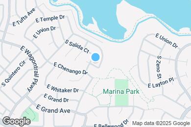 Map image of the property - 17694 E Temple Dr