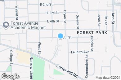 Map image of the property - Country Club Estates - Senior Living Center