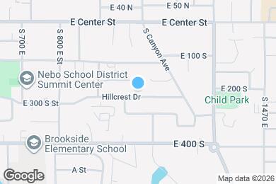 Map image of the property - 1035 Hillcrest Dr