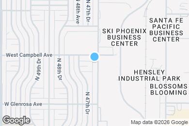 Map image of the property - 4436 N 47th Ave