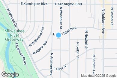 Map image of the property - 4337 N Woodburn St