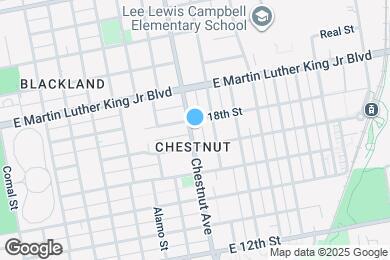 Map image of the property - 1707 Chestnut Ave