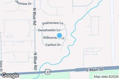 Map image of the property - 1697 Willowview Ln