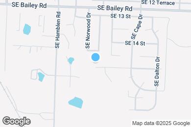 Map image of the property - 704 SE 15th St