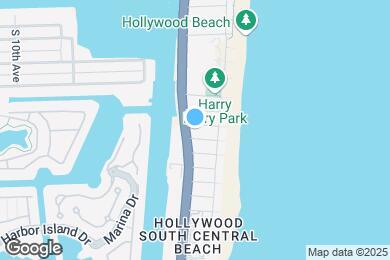 Map image of the property - 1501 S Ocean Dr