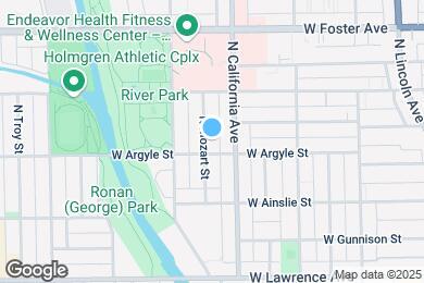 Map image of the property - 5011 N Mozart St